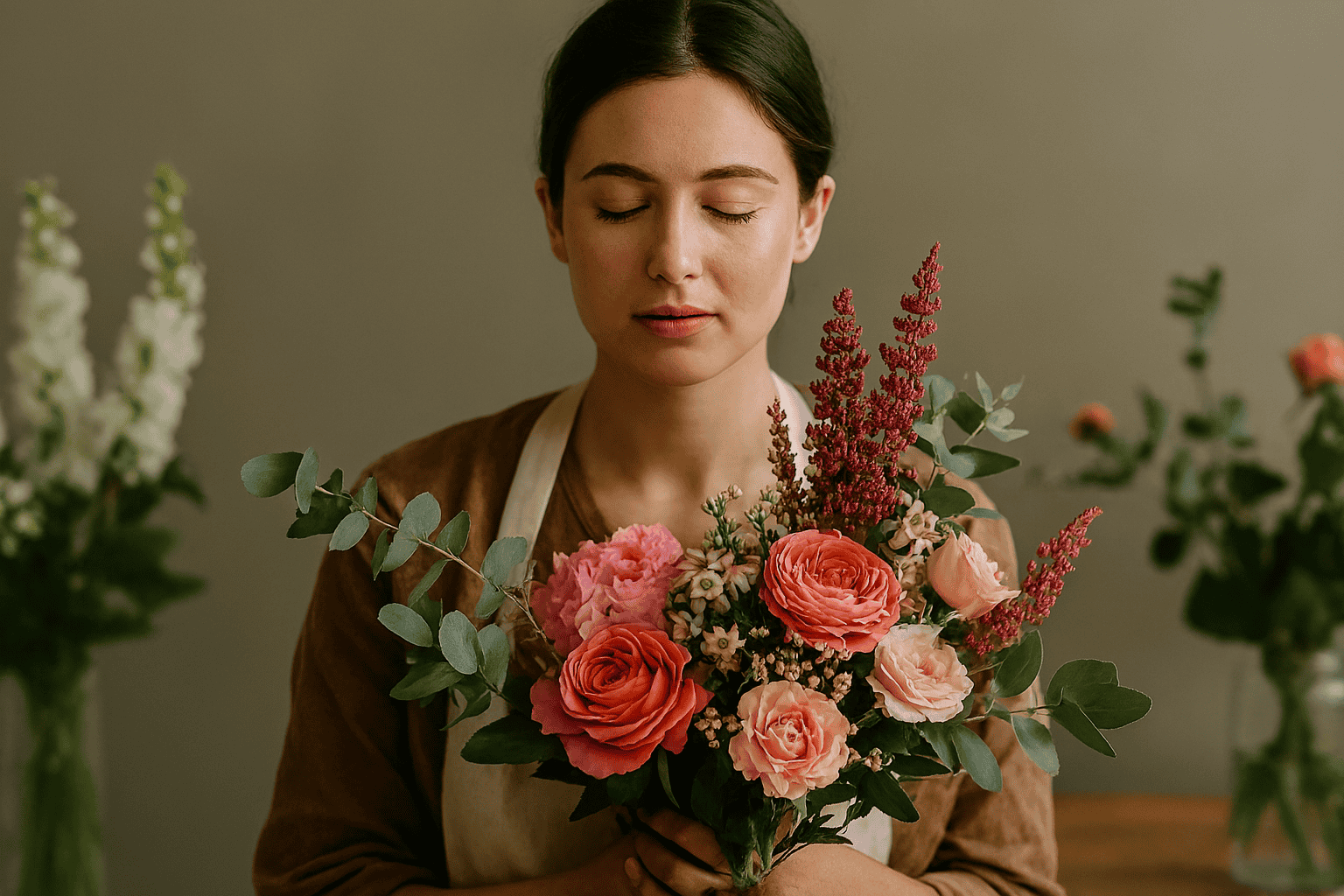 Smukke blomsterarrangementer hos Thexcraxiu