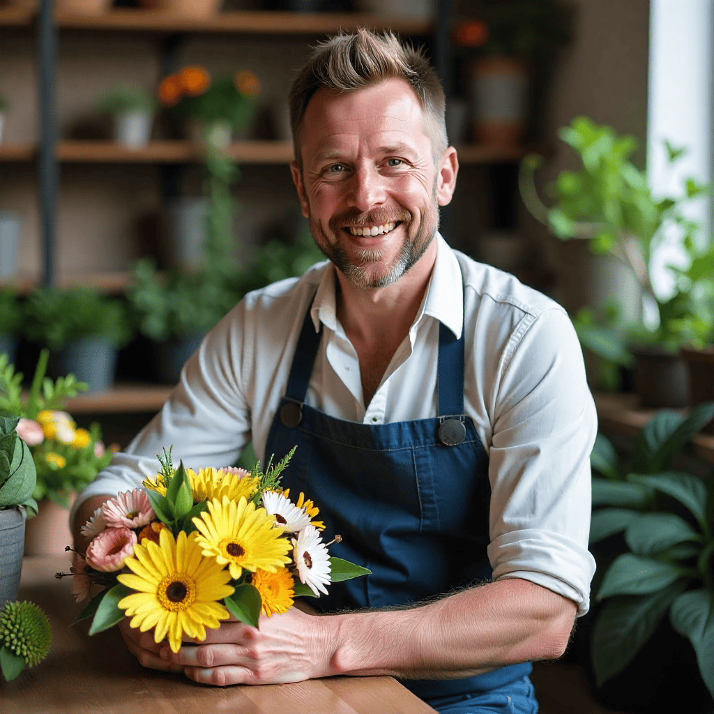 A. Jensen - Florist hos Thexcraxiu